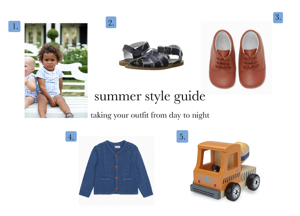 summer style guide for boys: day to night